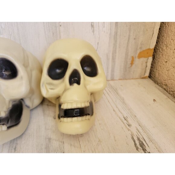 Halloween skull prop set scary home decor skeleton smile - Picture 5 of 8